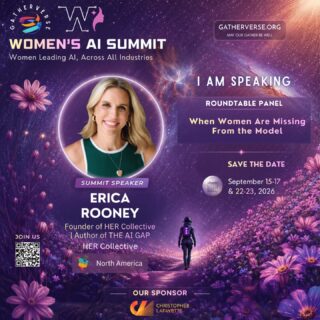 Most AI models were built without women in the room. So guess who they don't work for?

Any guesses???

I am headed to the GatherVerse Women's AI Summit, and I am fired up about my roundtable panel: "When Women Are Missing From the Model."

Because this is the whole reason I wrote The AI Gap. When women sit out this technology, we don't just fall behind. We get built OUT of the systems making decisions about our careers, our health, our money, our lives.

The data doesn't magically get more inclusive on its own. We have to be in the room. On the panel. In the code. At the table.

That is what this summit is about: Women Leading AI, Across All Industries. And I get to talk about what happens when we're missing, and what changes the second we show up.

Save the date: September 15-17 & 22-23, 2026. Virtual and free to join (link in bio).

Which industry do you work in where women's voices are missing from the AI conversation? Tell me below. 👇

#womeninAI #theAIgap #womenleaders #womenapplyingAI

Want a shorter LinkedIn-native variant, or is one caption fine for both?